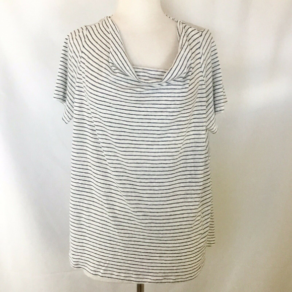 Anthropologie Tops - Maeve Anthropologie XL Linen Horizon Tee